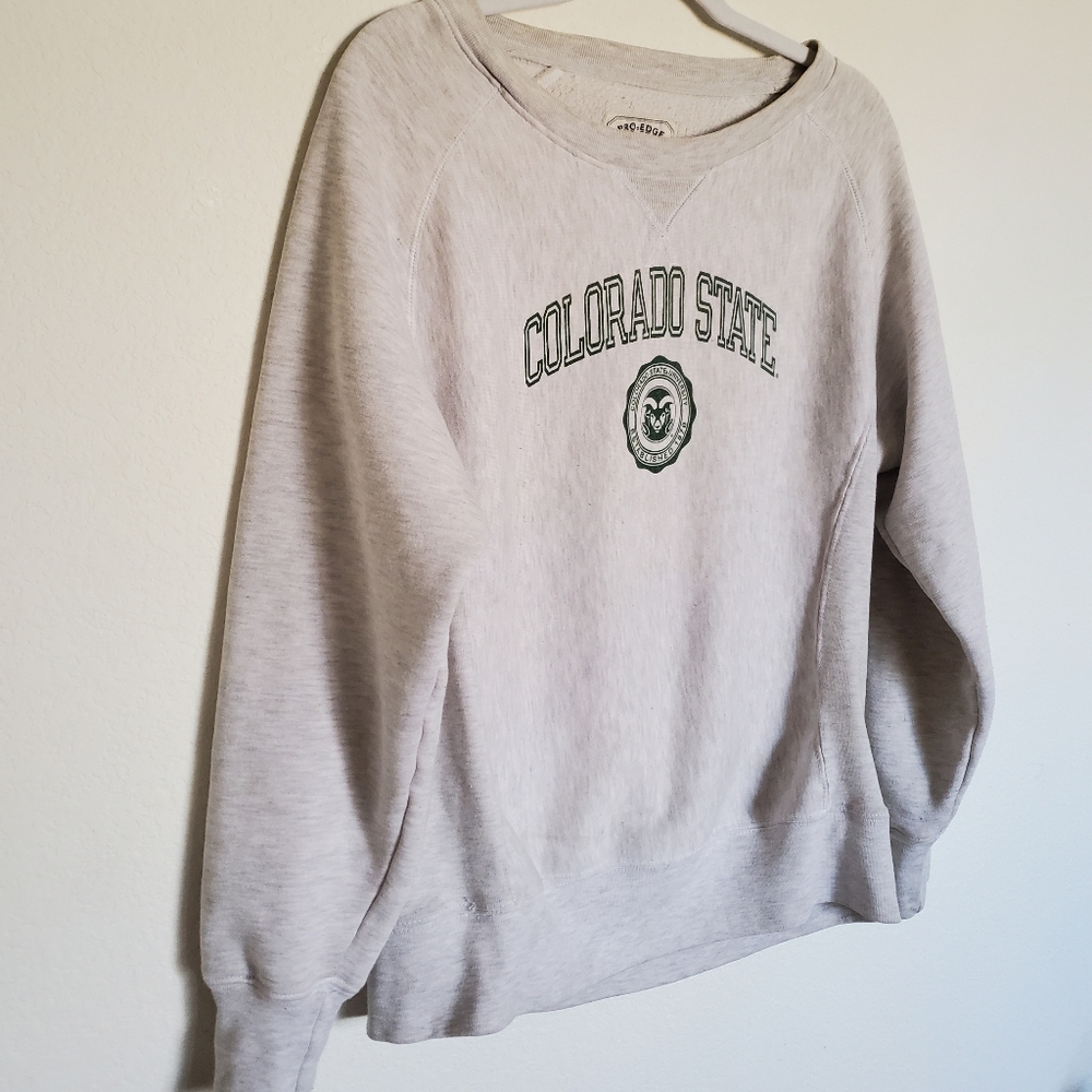 Colorado state university crew pullover